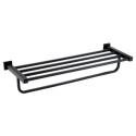 BeBa_25495 Arissa Matt Black Towel Shelf