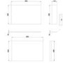 GRADE A1 - 1700mm Wood Effect L Shape Bath Front Panel - Ashford