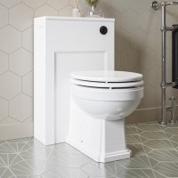 500mm White Back to Wall Toilet Unit Only - Camden 500mm White Back to Wall Toilet Unit Only - Camden