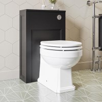 500mm Black Toilet Unit Only - Camden 500mm Black Toilet Unit Only - Camden