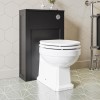 500mm Black Toilet Unit Only - Camden