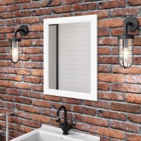 ALMOST PERFECT - Rectangular White Bathroom Mirror 550 x 700mm - Camden ALMOST PERFECT - Rectangular White Bathroom Mirror 550 x 700mm - Camden