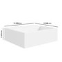 GRADE A1 - Cloakroom Matt Wall Hung Basin 330mm - Houston