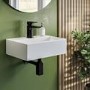 GRADE A1 - Matt White 400mm Wall Hung Basin - Houston