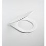 GRADE A1 - Verona Wall Hung Soft Close Toilet Seat - Matt White