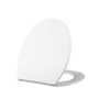 White Round Soft Close Toilet Seat - Alcor