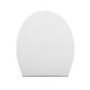 White Round Soft Close Toilet Seat - Alcor