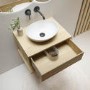 GRADE A1 - Gloss White Oval 405mm Countertop Basin - Shell