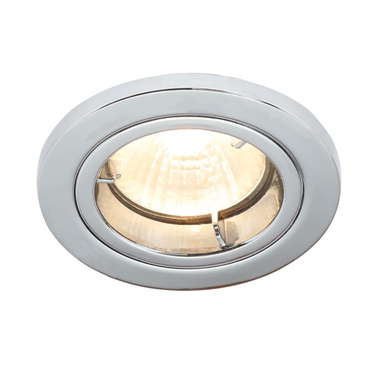 GRADE A1 - Chrome Fixed IP20 Rated Downlight