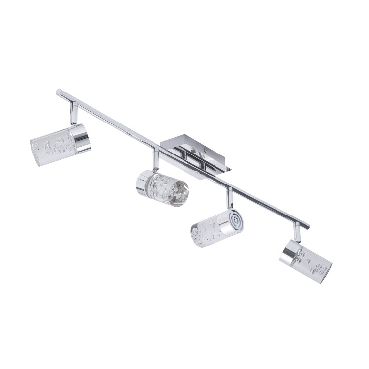GRADE A1 - Chrome Bubble Effect 4 Light LED Bar