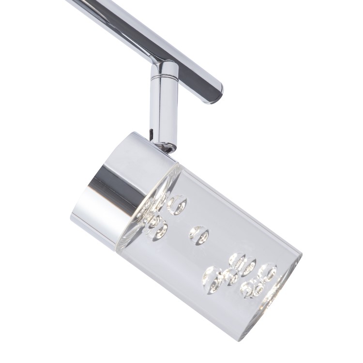 GRADE A1 - Chrome Bubble Effect 4 Light LED Bar