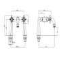 Chrome Bath Mixer Tap - Camden