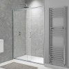 GRADE A1 - Sliding Shower Door 1200 8mm Glass - Pavo