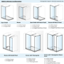 1400mm Chrome Shower Screen for Wetroom & Walk In Shower - Corvus