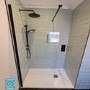 800mm Black Shower Screen for Wetroom & Walk In Shower - Corvus