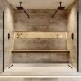 900mm Black Shower Screen for Wet Room & Walk In Shower – Corvus