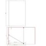 1000mm Black Shower Screen for Wet Room & Walk In Shower – Corvus