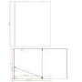 1200mm Black Shower Screen for Wet Room & Walk In Shower – Corvus