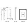 GRADE A1 - Leo Illuminated LED Bathroom Mirror with Demister - 500 x 700mm