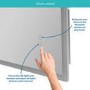 GRADE A1 - LED Bathroom Mirror with Bluetooth & Shaver Socket 700 x 500mm - Divine