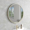 GRADE A1 - Alcor 600x600mm Brushed Gold Mirror
