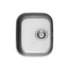 Single Bowl Undermount Chrome Stainless Steel Kitchen Sink - Ava