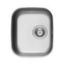 GRADE A2 - Single Bowl Undermount Chrome Stainless Steel Kitchen Sink - Ava