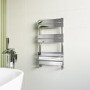 GRADE A1 - Chrome Towel Radiator 800 x 450mm - Tundra