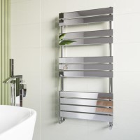 Chrome Towel Radiator 1200 x 600mm - Tundra