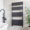 Anthracite Towel Radiator 1200 x 600mm - Tundra