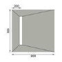 900x900mm Wet Room Shower Tray - Live Your Colour