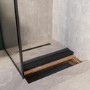 GRADE A1 - 1200x1200mm Square Wet Room Shower Tray with 600mm Linear End Waste Position - Live Your Colour