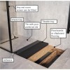 1400x900mm Tileable Rectangular Wet Room Shower Tray - Live Your Colour