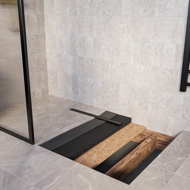 1200x900mm Wet Room Shower Tray - Live Your Colour