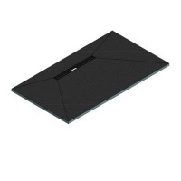 1800x900mm Rectangular Wet Room Shower Tray with 600mm Linear Offset Waste Position - Live Your Colour