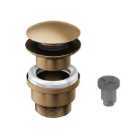 GRADE A1 - Universal Basin Waste - Brushed Bronze