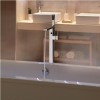 Chrome Freestanding Bath Shower Mixer Tap - Cube