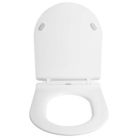 Matt White Round Soft Close Toilet Seat - Better Bathrooms
