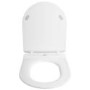 Matt White Round Soft Close Toilet Seat - Better Bathrooms