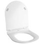 Matt White Round Soft Close Toilet Seat - Better Bathrooms