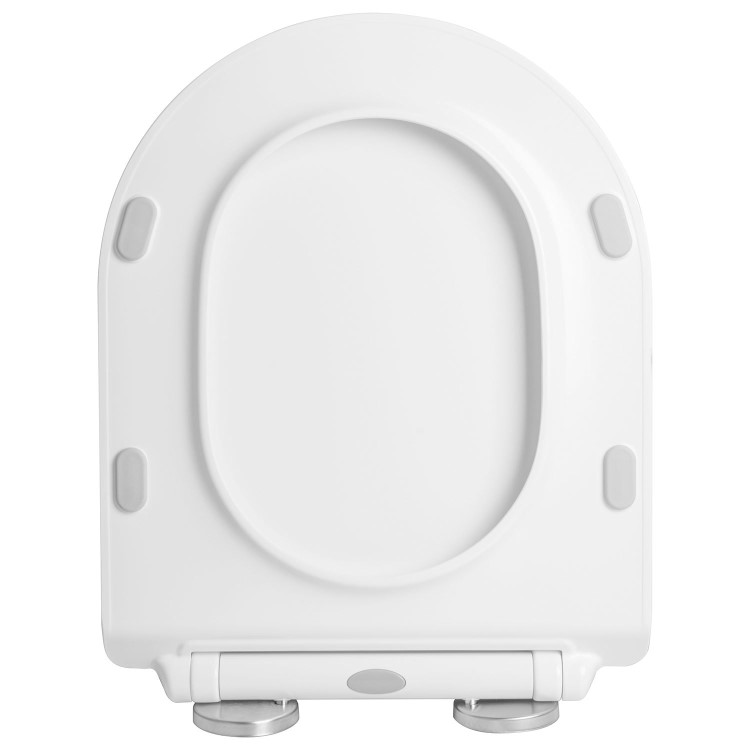 Matt White Round Soft Close Toilet Seat - Better Bathrooms