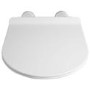 Matt White Round Soft Close Toilet Seat - Better Bathrooms