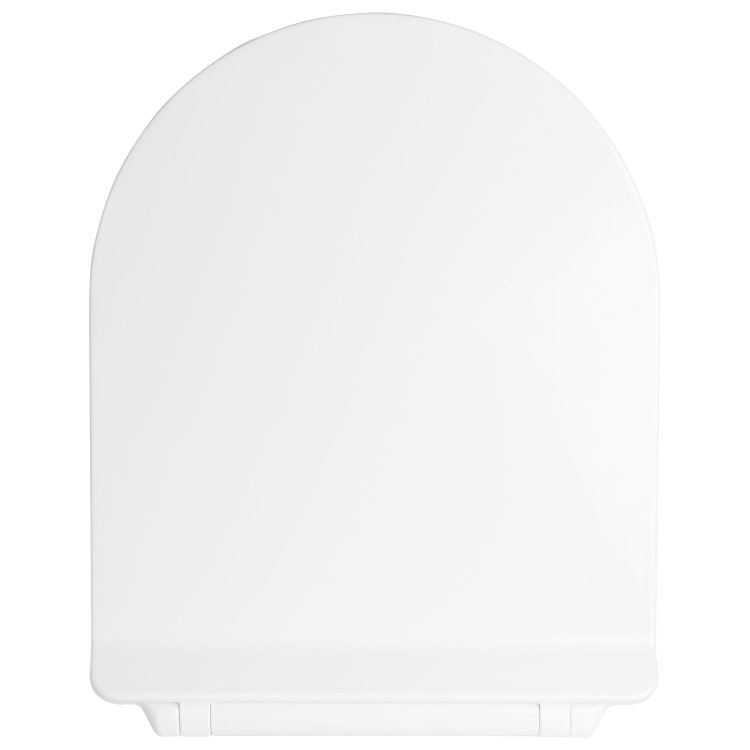 Matt White Round Soft Close Toilet Seat - Better Bathrooms