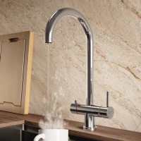 Chrome 3 in 1 Instant Boiling Hot Kitchen Mixer Tap with 2.4L Boiler - Pronto Vesta