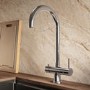Chrome 3 in 1 Instant Boiling Hot Kitchen Mixer Tap with 2.4L Boiler - Pronto Vesta