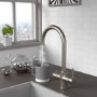 GRADE A2 - Pronto Vesta Brushed Nickel 3 in 1 Boiling water Tap