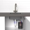 Box Opened Pronto Brushed Nickel Twin Lever 3 in 1 Instant Boiling Water Kitchen Tap