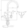 Black 3 in 1 Boiling water Tap - Pronto Vesta 