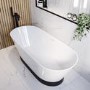 Freestanding Double Ended Bath 1700 x 720mm - Nero