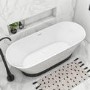 Freestanding Double Ended Bath 1700 x 720mm - Nero